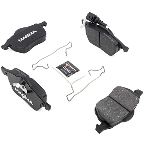 MAGMA Premium PMD687AM Semi-Metallic Brake Pads, Front