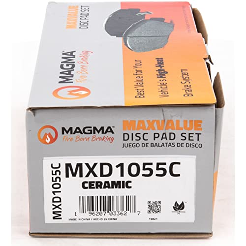 MAGMA MaxValue MXD1055C Ceramic Brake Pads, Rear