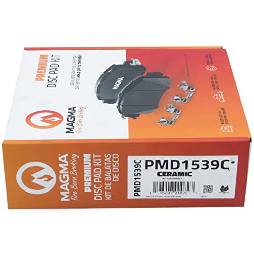 MAGMA Premium PMD1539C Ceramic Brake Pads, Front