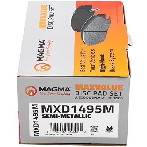 MAGMA MaxValue Semi-Metallic Brake Pads MXD1495M