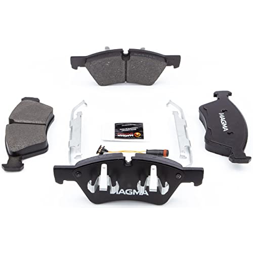 MAGMA Premium PMD1123M Semi-Metallic Brake Pads, Front