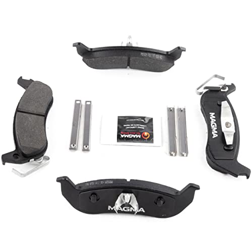 MAGMA Premium PMD932M Semi-Metallic Brake Pads, Rear