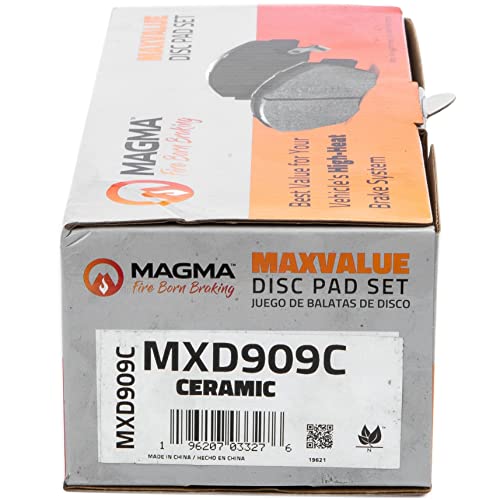MAGMA MaxValue MXD909C Ceramic Brake Pads, Rear
