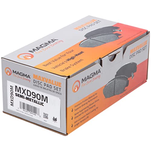 MAGMA MaxValue MXD90M Semi-Metallic Brake Pads, Front