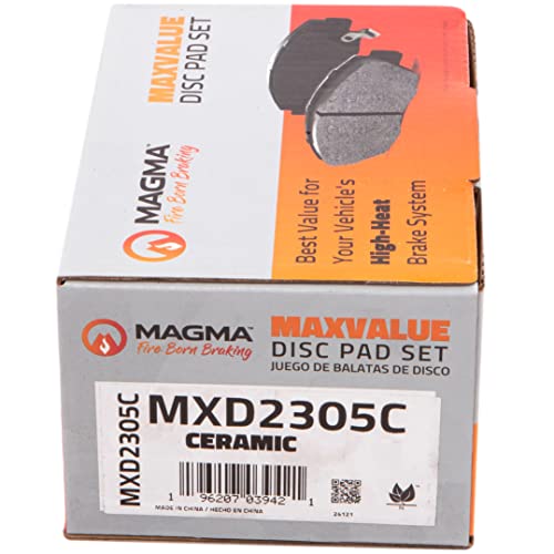 MAGMA MaxValue MXD2305C Ceramic Brake Pads, Rear
