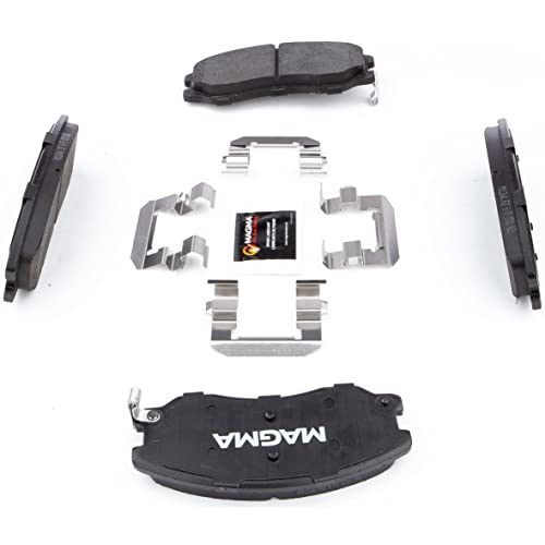MAGMA Premium PMD1264C Ceramic Brake Pads, Front