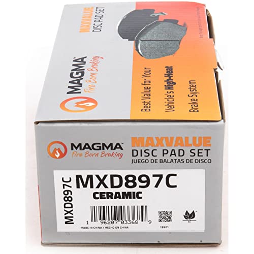 MAGMA MaxValue MXD897C Ceramic Brake Pads, Front