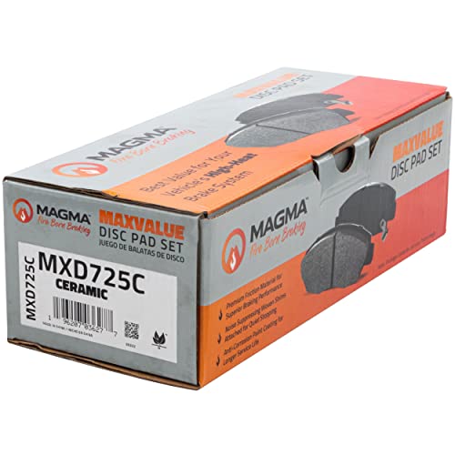 MAGMA MaxValue MXD725C Ceramic Brake Pads, Front
