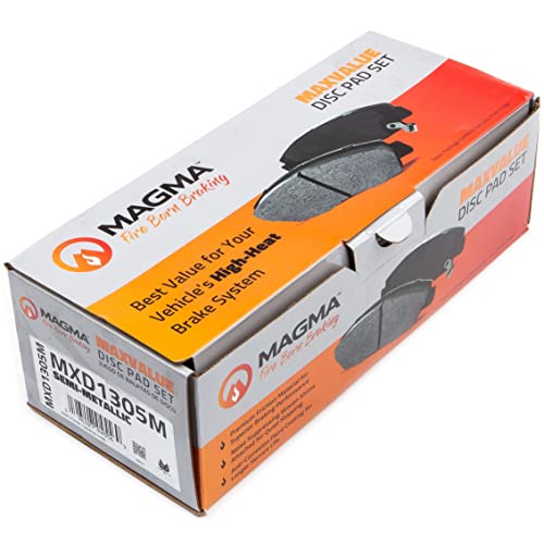 MAGMA MaxValue MXD1305M Semi-Metallic Brake Pads, Front