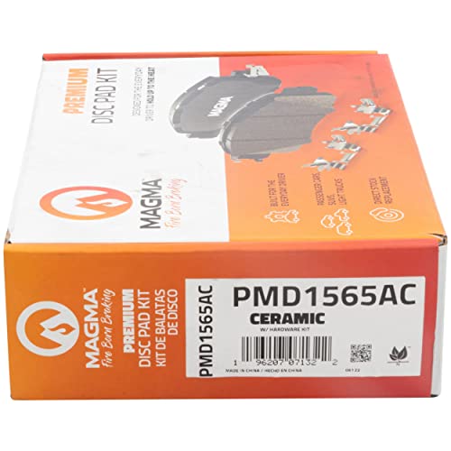 MAGMA Premium PMD1565AC Ceramic Brake Pads, Rear