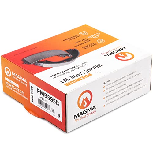 MAGMA Premium PMB595B Bonded Shoes, Rear