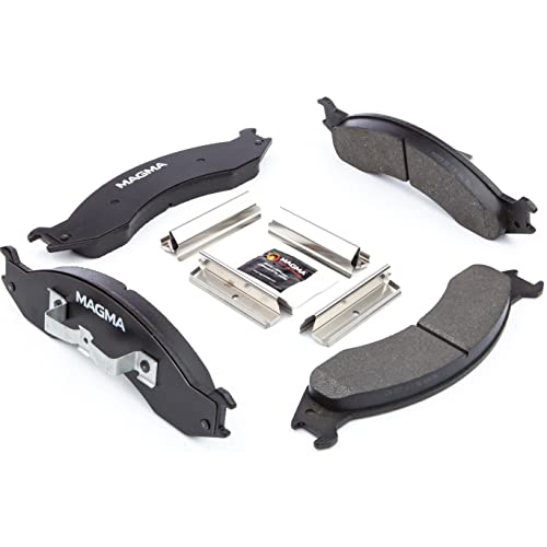 MAGMA Premium PMD557M Semi-Metallic Brake Pads, Front