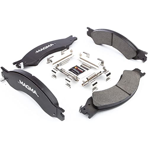MAGMA Premium PMD1064M Semi-Metallic Brake Pads, Rear