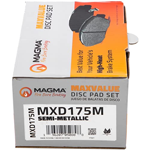MAGMA MaxValue Semi-Metallic Brake Pads MXD175M