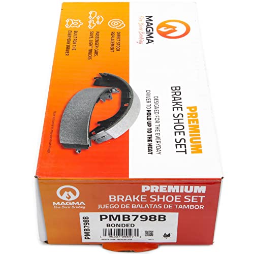 MAGMA Premium PMB798B Bonded Shoes, Rear