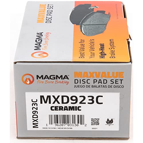 MAGMA MaxValue MXD923C Ceramic Brake Pads, Front
