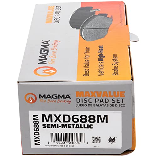 MAGMA MaxValue Semi-Metallic Brake Pads MXD688M
