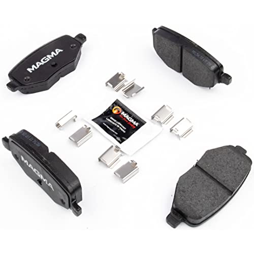 MAGMA Premium PMD1754C Ceramic Brake Pads, Rear