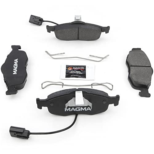 MAGMA Premium PMD801M Semi-Metallic Brake Pads, Front