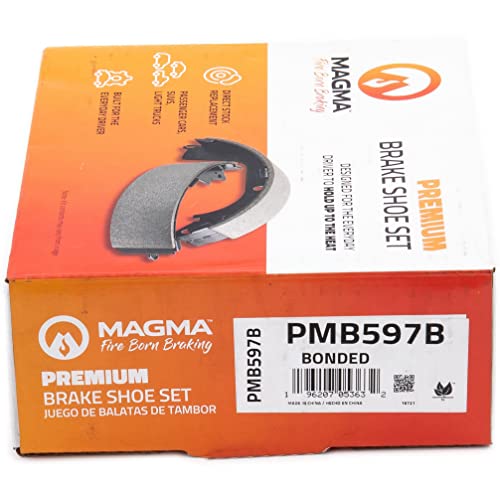 MAGMA Premium PMB597B Bonded Shoes, Rear