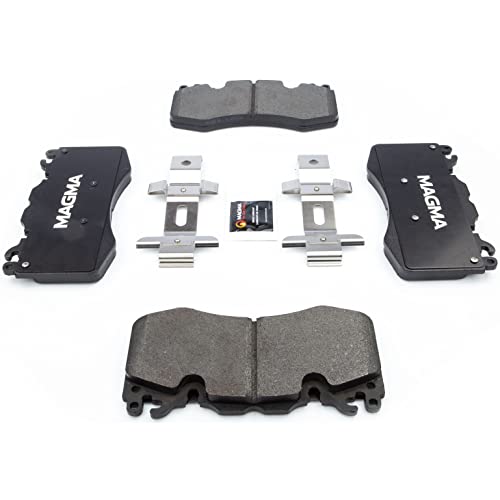 MAGMA Premium PMD1426M Semi-Metallic Brake Pads, Front