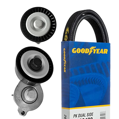Goodyear Replacement Belts and Hoses 3172 Serpentine Belt Drive Component Kit, Gray