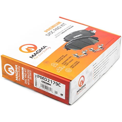 MAGMA Premium PMD2179C Ceramic Brake Pads, Front