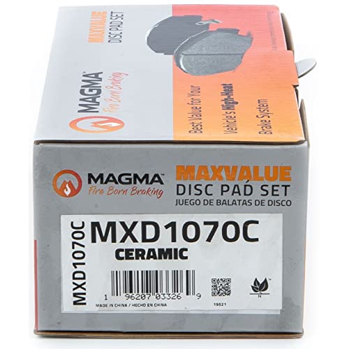MAGMA MaxValue MXD1070C Ceramic Brake Pads, Front