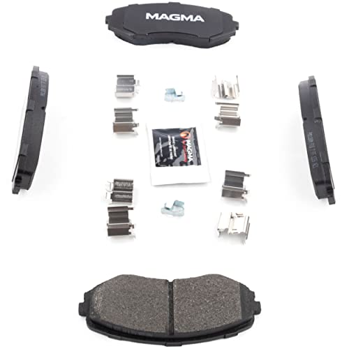 MAGMA Premium PMD1188M Semi-Metallic Brake Pads, Front