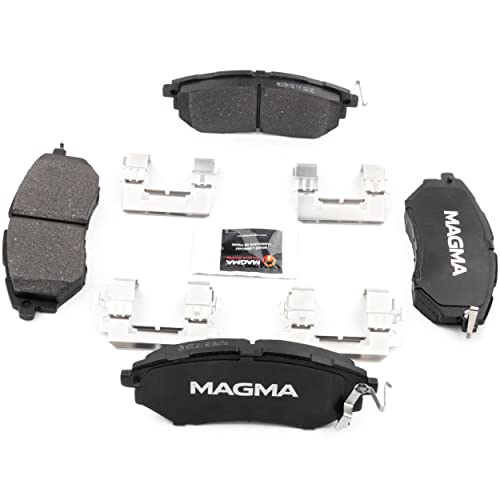 MAGMA Premium PMD1078M Semi-Metallic Brake Pads, Front