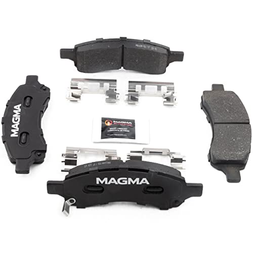 MAGMA Premium PMD1169M Semi-Metallic Brake Pads, Front