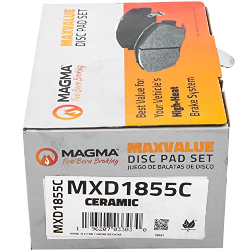 MAGMA MaxValue MXD1855C Ceramic Brake Pads, Front