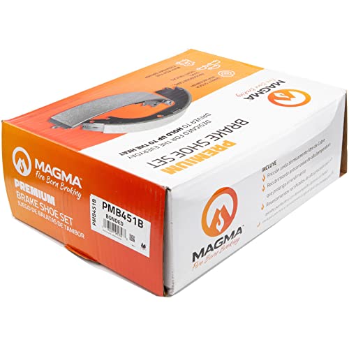 MAGMA Premium PMB451B Bonded Shoes, Rear