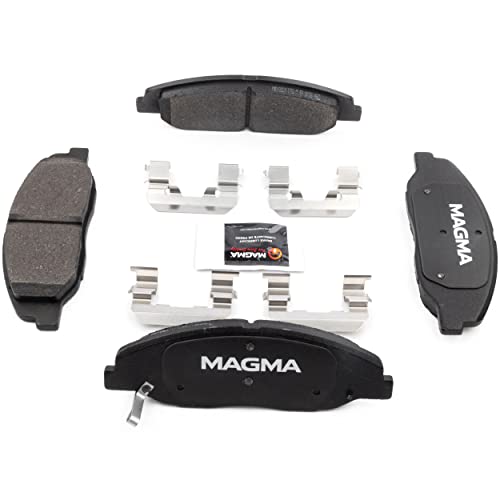 MAGMA Premium PMD1332M Semi-Metallic Brake Pads, Front