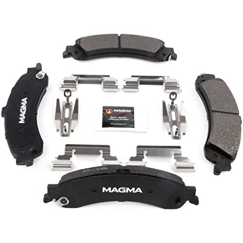 MAGMA Premium PMD834M Semi-Metallic Brake Pads, Rear