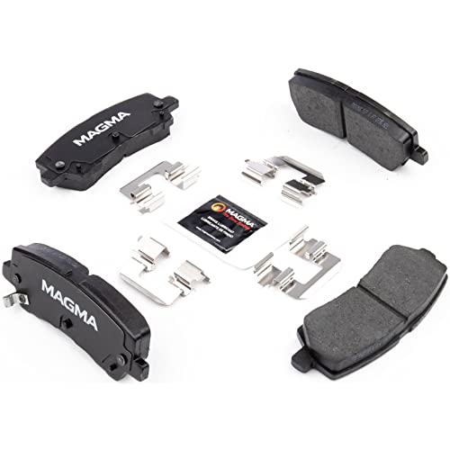 MAGMA Premium PMD1793C Ceramic Brake Pads, Rear
