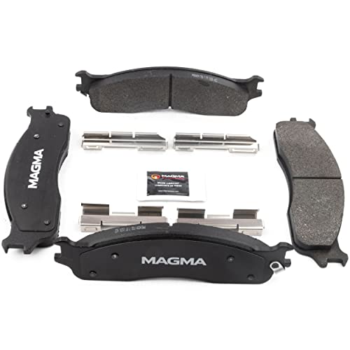 MAGMA Premium PMD965M Semi-Metallic Brake Pads, Front