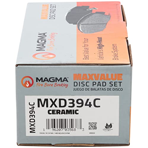 MAGMA MaxValue MXD394C Ceramic Brake Pads, Front