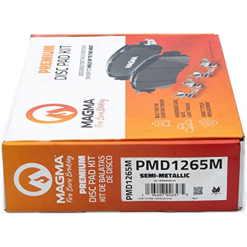 MAGMA Premium PMD1265M Semi-Metallic Brake Pads