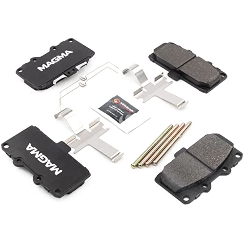 MAGMA Premium PMD1182M Semi-Metallic Brake Pads, Front