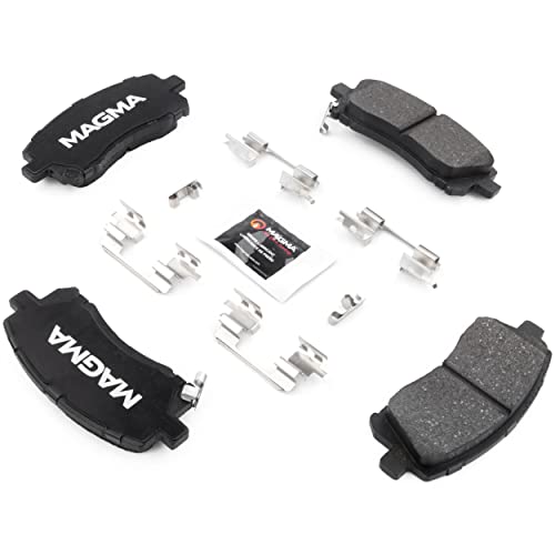 MAGMA Premium PMD721M Semi-Metallic Brake Pads, Front