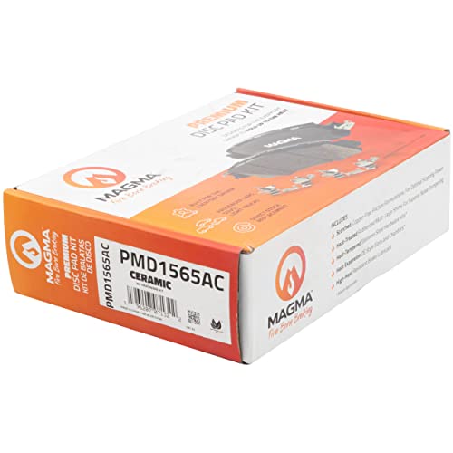 MAGMA Premium PMD1565AC Ceramic Brake Pads, Rear