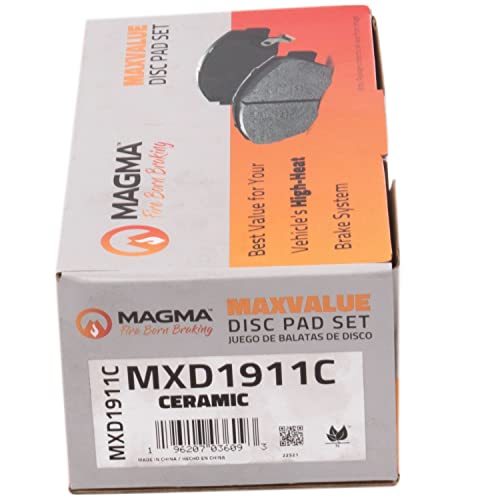 MAGMA MaxValue MXD1911C Ceramic Brake Pads, Front