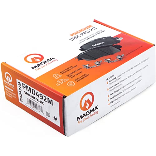 MAGMA Premium Semi-Metallic Brake Pads PMD492M