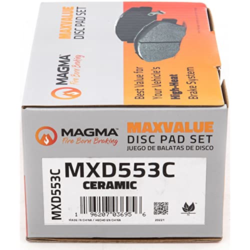 MAGMA MaxValue MXD553C Ceramic Brake Pads, Rear