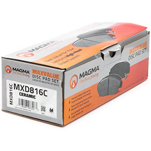 MAGMA MaxValue MXD816C Ceramic Brake Pads, Front