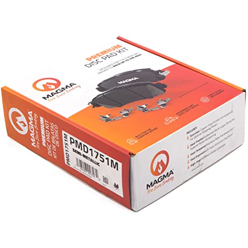 MAGMA Premium Semi-Metallic Brake Pads PMD1751M