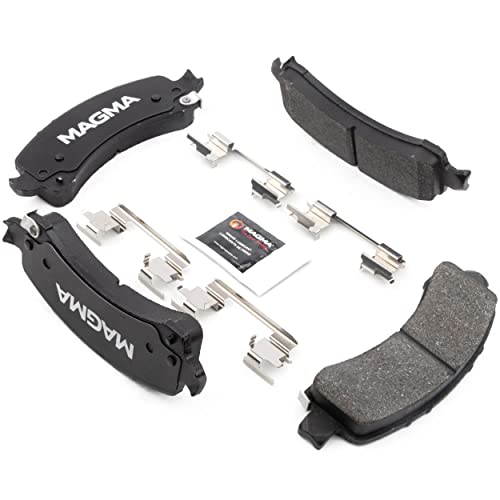 MAGMA Premium PMD974M Semi-Metallic Brake Pads, Rear