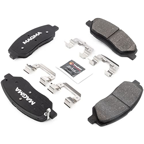 MAGMA Premium PMD1202M Semi-Metallic Brake Pads, Front