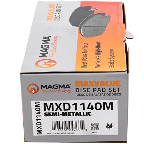 MAGMA MaxValue Semi-Metallic Brake Pads MXD1140M